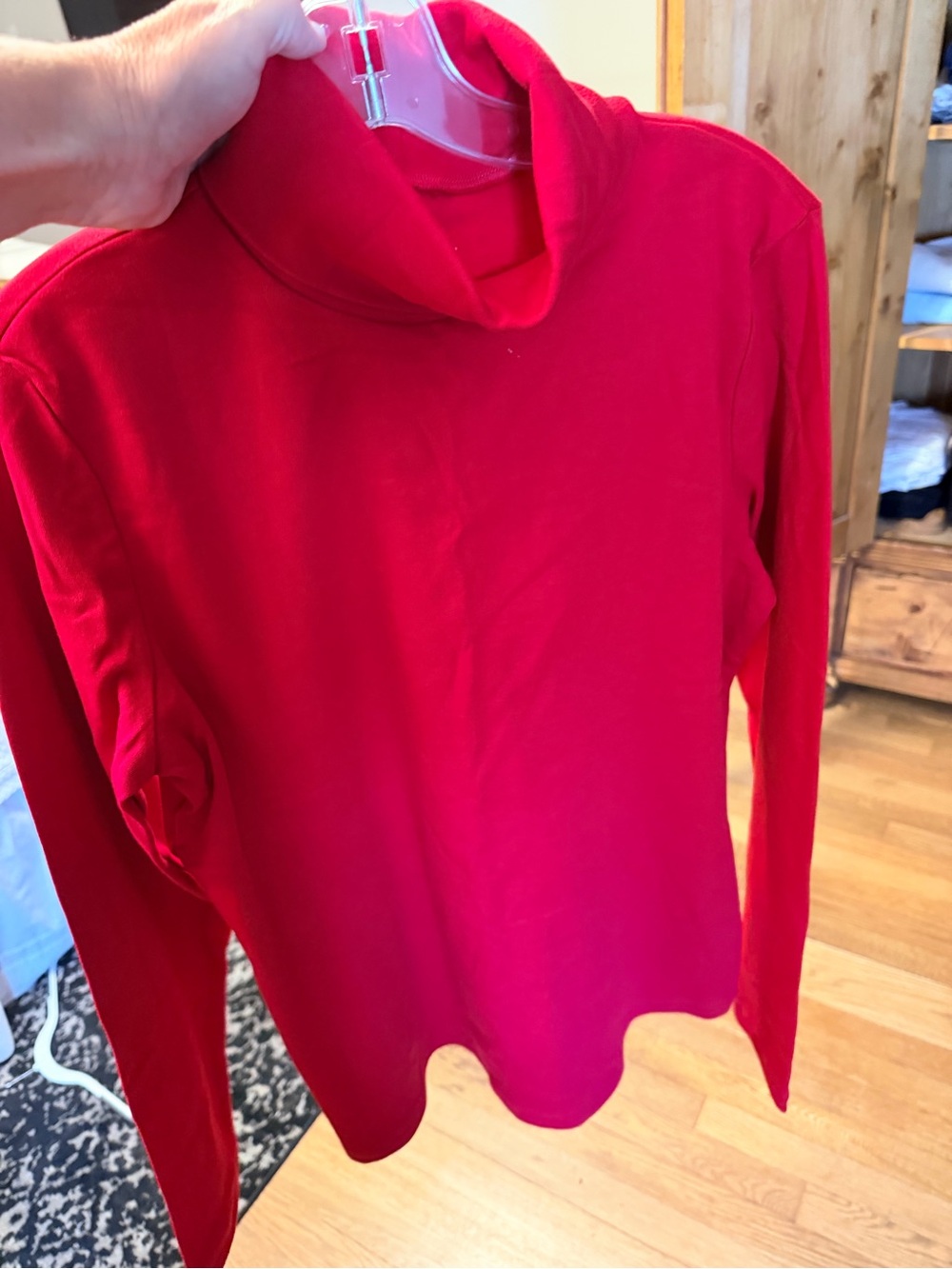 St. John's Bay Bold Red Turtleneck Sweater - womens